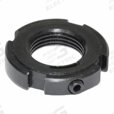 JW WINCO Bearing Locknut: Set Screws, Carbon Steel, Black Oxide - Thread-Locking Bearing Locknuts