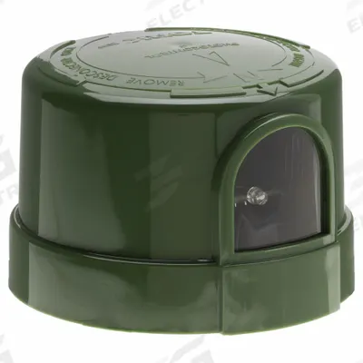 TORK Photocontrol: Turn-Locking Photocell Mounting, SPST, 105-305V AC - Turn-Locking Photocells