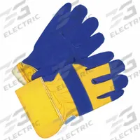BDG Leather Gloves: Universal, Premium, Work Glove, Cowhide, Wing Thumb, Safety Cuff, PVC, PVC, 1 PR (MPN 30-9-1012A). Key specifications — Brand: BDG; Liner Material: PVC.