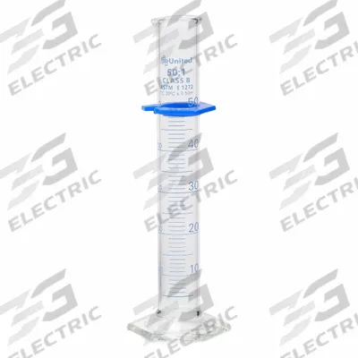 UNITED SCIENTIFIC SUPPLIES Graduated Cylinder: 50 mL, A, To Contain (TC) - Class A Glass Graduated Cylinders