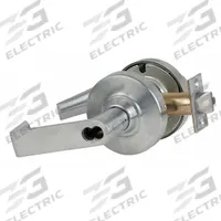 SCHLAGE Door Lockset: Storeroom Lever Locksets, Chrome, ADA Compliant, SFIC (MPN ND80BD RHO 626). Key specifications — Ligature Resistance: Not Ligature-Resistant; Brand: SCHLAGE; Lockset Function ANSI Code: F86; Visual Indicator Message: No Message; Lockset Style: ND Rhodes; ADA Compliant: Yes; Finish: Satin Chromium-Plated : Cast Zinc.