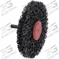 SCOTCH-BRITE Clean and Strip Disc: 4 in Dia x 1/2 in W, 1/4 in Straight Shaft, Silicon Carbide, XCS (MPN 7000120702). Key specifications — Brand: SCOTCH-BRITE; Connector Type: Straight Shaft; Series: XCS; Connector Size: 1/4 in.
