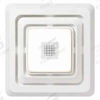 BROAN Speaker Fan/Light Grille: White, (2) Sets of Grille Springs - Upgrade Kits for Bathroom Exhaust Fans