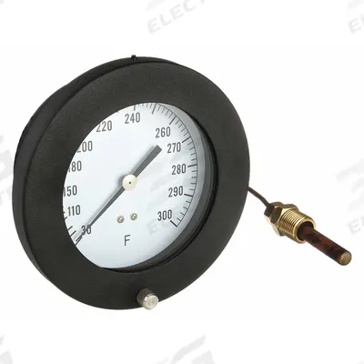 APPROVED VENDOR Analog Panel Mount Thermometer: 30°F to 300°F, ±1°F Scale Division - General Purpose Panel Mount Dial Thermometers