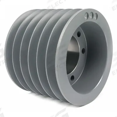 APPROVED VENDOR V-Belt Pulley: C90, 6 Groove, 9.4 in OD, Bushed Bore, F - Bushed-Bore Cast-Iron V-Belt Pulleys