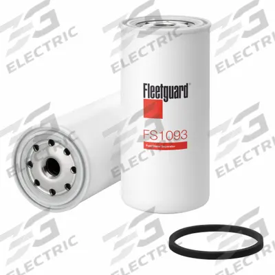 FLEETGUARD Automotive Fuel Filter: 14 in Overall Lg, 4 3/8 in Outside Dia, Diesel Fuel - Spin-On Fuel Filters