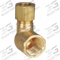 PARKER Compression Fitting Elbow: 1/2 in OD x 1/2 in Pipe Fitting Size, Compression x FNPTF, 5 PK (MPN 170C-8-8). Key specifications — Brand: PARKER.