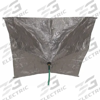 APPROVED VENDOR Leak Diverter Tarp: 5 ft Lg, 5 ft Wd, Polyethylene - Under the Ceiling Leak Diverters