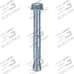 MKT FASTENING Wedge Anchor Bolt: 118 mm Overall Lg, 15 mm Dia, M10 Thread Size, Steel, Steel, 25 PK (MPN M14220301). Key specifications — Brand: MKT FASTENING; Anchor Type: Wedge; Finish Type: Zinc Plated.