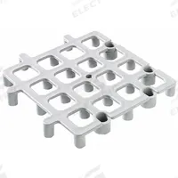 CARLISLE Floor Rack System: Unassembled, Single-Piece Modular, 1 1/2 in x 12 in x 12 in, Gray (MPN 271023). Key specifications — Color: Gray; Brand: CARLISLE; Material: Polyethylene; Assembled: Unassembled; Method of Construction: Single-Piece Modular.
