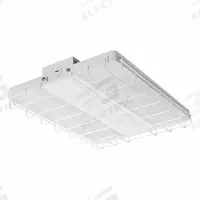 SYLVANIA Linear High Bay: 14 3/16 in Lg, 18,200 lm, 5000K, 39 ft – 49 ft Mounting Ht, 130 W, Wide (MPN LNHIBA6A/130UNHD850/11W/WH). Key specifications — Voltage: 120 to 347V AC; LED Replacement For: 250W MH; Brand: SYLVANIA; Color Temperature: 5000K.