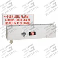 SDC Electromagnetic Delay Egress (MPN 1511TNDKVD2B2). Key specifications — Release Delay: 15 to 30 sec; Material: Aluminum; Brand: SDC.