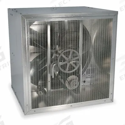 Dayton Cabinet Supply Fan: Belt Drive, 54 in Blade, 5 hp, Open Dripproof, 36,830 cfm - Cabinet Supply Fans