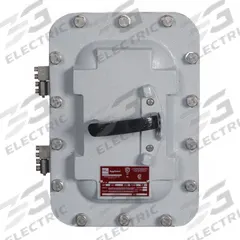 APPLETON ELECTRIC Hazardous Location Circuit Breaker: 3 Poles, 60 A Amps, 240V AC, 18kA at 240V AC (MPN AEBB13260C). Key specifications — Max. AIR Rating: 18kA at 240V AC; Circuit Breaker Included: Cutler-Hammer; Brand: APPLETON ELECTRIC; AC Voltage Rating: 240V AC; Frame Size: 100/EHD.