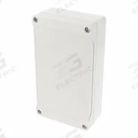 HAMMOND Enclosure: Polycarbonate, 6 in x 3 in x 2 in, NEMA 12/13/4/4X/6/6P, Screw On, Solid Cover (MPN 1555JL2GY). Key specifications — Brand: HAMMOND; Closure Method: Screws; Knockouts: Not Included.