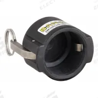 Dust Cap: 3/4 in Coupling Size, 300 psi Max. Working Pressure @ 70 F, 1 9/16 in Overall Lg, EPDM (MPN 075CAP). Key specifications — Gasket Material: EPDM; Brand: BANJO.