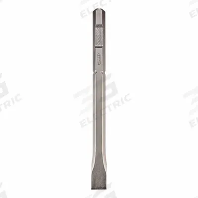 MILWAUKEE Breaker and Demolition Hammer Chisel: 1 in Head Wd, 12 in Overall Lg - Chisel Bits for Breaker & Demolition Hammers