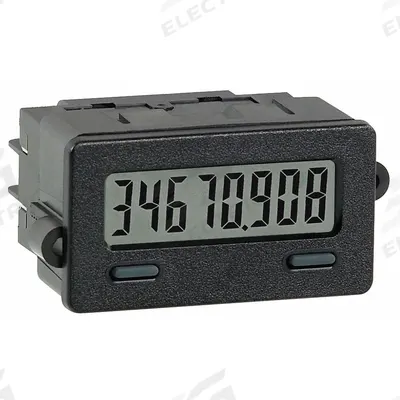 RED LION Time Meter: 10 V AC – 50 V AC, 0.35 in Digit Ht - Max., 1/32 Cutout DIN Size - Time Digital Panel Meters