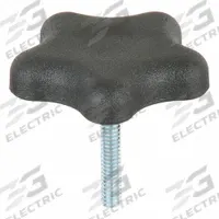 INNOVATIVE COMPONENTS Hand Knob: 5 Point, Plastic w/ Steel Thread, 1/4"-20 Thread, 1.5 in Thread Lg (MPN GN4C15005S4--21). Key specifications — Brand: INNOVATIVE COMPONENTS.