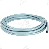 CHAINFLEX Control Cable: 18 AWG Conductor Size, 18 Conductors, PVC, 100 ft, Gray (MPN CF130US-07-18-100). Key specifications — Conductor Size: 18 AWG; Minimum Bend Radius Factor - Fixed: 5 x OD; Minimum Bend Radius Factor - Flexible: 7.5 x OD; Shielding: Unshielded; Brand: CHAINFLEX.