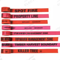 APPROVED VENDOR Flagging Tape: 150 ft Lg, 1 1/2 in Wd, Wetland Boundary Legend, Vinyl, Orange Color (MPN CUOGBK104-200). Key specifications — Tape Message: Wetland Boundary; Message Color: Black; Brand: APPROVED VENDOR.