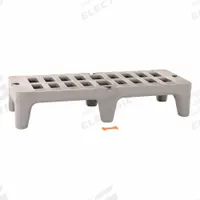 METRO Dunnage Rack: Assembled, 12 in x 22 in x 60 in, Polymer, 1,500 lb Load Capacity, Gray (MPN HP2260PD). Key specifications — Finish: Natural; Color: Gray; Brand: METRO; Material: Polymer; Assembled: Assembled; Bow-Tie Compatible: Yes; Included: Modular Connector.