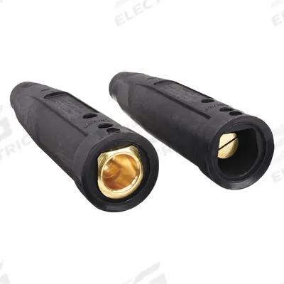 TWECO Welding Cable Connector: 1/0 AWG to 3/0 AWG, Single Ball-Point - Tweco-Style Welding Cable Connector Sets