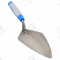 KRAFT TOOL London Trowel: Blade Material Carbon Steel, Blade Shape London, 4 3/4 in Blade Wd (MPN RO116-11SH). Key specifications — attr1008691: ProForm; attr1016301: Masonry; attr1005001: KRAFT TOOL; attr1008687: London; attr1008692: Straight; attr1008688: Carbon Steel; attr1008689: Flexible; attr1005002: London Trowel.
