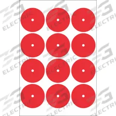 ACCUFORMNMC Gauge Marking Labels: Red, Polyester, 12 PK (MPN GML103RD). Key specifications — Label Color: Red; Label Material: Polyester.