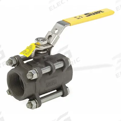 SHARPE Manual Two-Way Ball Valve: 3/4 in, Carbon Steel, Straight, FNPT x FNPT - Carbon Steel Ball Valves