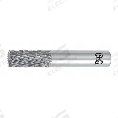 OSG Solid Router Bit: Diamond Cut, End Mill, 1" Cut Dia, 1-1/2" LOC (MPN 415-1000) - Diamond-Pattern Router Bits for Steel & Hardened Steel