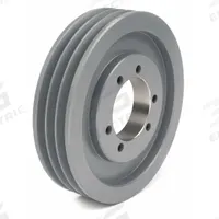 APPROVED VENDOR V-Belt Pulley: B80, 3 Groove, 8.35 in OD, Bushed Bore, SK, Quick Detachable (MPN 803B). Key specifications — Pulley Industry Number: B80; Pitch Diameter: 8 in (5L, B); For Belt Section (broad, with similar types): 4L, A, or AX.