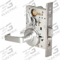 BEST Door Lockset: Office Lever Locksets, Chrome, ADA Compliant, Interchangeable Core (MPN 45H7AB15H626RH). Key specifications — attr1024149: Not Ligature-Resistant; attr1011488: BEST; attr1024446: F20; attr1011524: No Message; attr1011506: 45H Rose Trim; attr1011485: Yes; attr1059461: Satin Chromium-Plated : Stainless Steel.