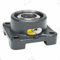 MOLINE BEARING 4 Bolt Flange Bearing: Spherical Roller, 2 3/4 in Bore, Cast Iron, Concentric Collar (MPN 29711212). Key specifications — Bore Type: Cylindrical; Brand: MOLINE BEARING; Lubricant Material: LC-2 Lithium Complex Grease; Mounting Bolt Size: 3/4 in; Split Housing: Not Split; System of Measurement: Inch.