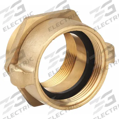 DIXON VALVE & COUPLING Fire Hose Adapter: 2 1/2 in Compatible Pipe Size, NPT x NH - Brass Swivel Fire Hydrant & Standpipe Adapters