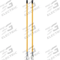 SNOWPLOW AFTERMARKET MANUFACTURING Marker Guide: Marker Guide, Universal, Nylon, 28 in Ht, 3/4 in Wd (MPN 1308107). Key specifications — Color: Fluorescent Orange; Brand: SNOWPLOW AFTERMARKET MANUFACTURING; Material: Nylon; Product Type: Marker Guide.