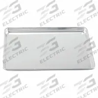 CRESTWARE Sheet Pan: Sheet Pan Pan, Two Thirds Sheet Pan Size, Aluminum, Uncoated, Solid (MPN SP1521). Key specifications — Bead Closure: Closed Bead; Coating: Uncoated; Pan Style: Sheet Pan; Perforation: Solid; Brand: CRESTWARE; Material: Aluminum; NSF Certified: No; Sheet Pan Size: Two Thirds.