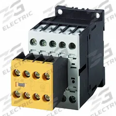 EATON Magnetic Contactor: 3 Poles, 24V DC, 12 A, XT (MPN XTSE012B23TD). Key specifications — Brand: EATON; Integrated Surge Suppression: No.