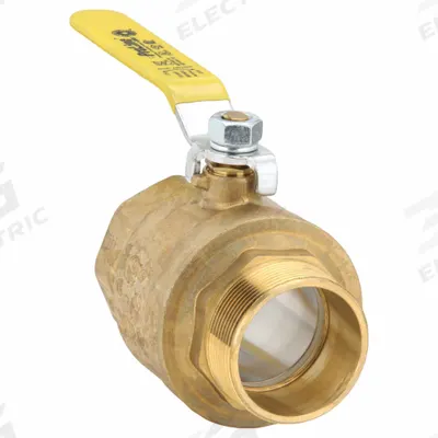 APPROVED VENDOR Manual Two-Way Ball Valve: 2 in, Brass, Straight, MIP x FIP - Brass Ball Valves