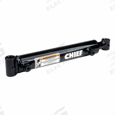 CHIEF Welded Hydraulic Cylinder: 6 in Bore Dia., 42 in Stroke Lg, 53 in Retracted Lg - Cross-Tube Mount Welded Hydraulic Cylinders