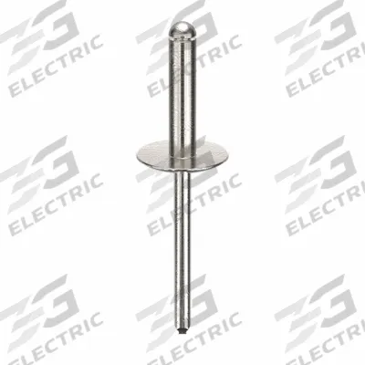 POP AVDEL Blind Rivet,2.125" L,0.183" dia,PK250: Inch, 2 1/8 in Overall Lg, 51/64 in Body Lg - Large Flange Blind Rivets