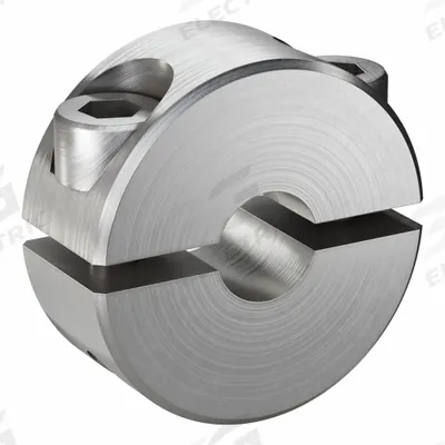 RULAND MANUFACTURING Shaft Collar: 2-Piece, Inch, Round, Clamp-On, 3/16 in Bore Dia - Stainless Steel Shaft Collars