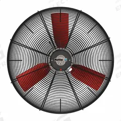 MULTIFAN Fan Head: 24 in Blade Dia, Variable Speeds, 115V AC, 1/3 hp Motor, Non-Oscillating (MPN FXCIRC24-3120BB). Key specifications — Voltage: 115V AC; Brand: MULTIFAN; Number of Speeds: Variable; Phase: Single.