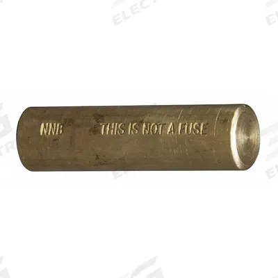BUSSMANN Dummy Fuse: Compatible with 10 mm x 38 mm Fuses (MPN NNB) - Dummy Neutral Fuses