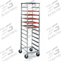 LAKESIDE Pan and Tray Rack: 11 Slots, 5 in Betw Shelves, 300 lb Capac, 21 in Wd, 62 1/2 in Ht, Gray (MPN 182). Key specifications — Brand: LAKESIDE; Color: Gray; Material: Stainless Steel; Nesting: No; Pan Size: 13 x 18 in; Product Type: Pan Rack; NSF Certified: Yes; Full Size/Half Size: Full Size.