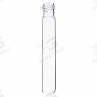 KIMBLE Culture Tube: 25 mL, Culture Tube, 20 mm Body Dia, 125 mm Overall Ht, Colorless, Round (MPN 73770-20125). Key specifications — Graduated: No; Includes Closure: No; Body Color: Colorless; Brand: KIMBLE; Bottom Shape: Round.