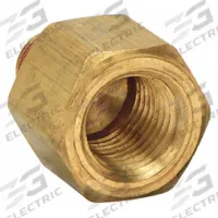 PARKER Metal Pipe Straight: Straight, 1/2 in x 3/8 in, Female NPT Threaded x Male NPT Threaded (MPN VS222P-8-6). Key specifications — Maximum Operating Pressure: 1,000 psi.