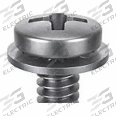 SEMS Screw: Internal Tooth, #6-32 Thread Size, 5/16 in Lg, Stainless Steel, Passivated - Machine Screws with Internal Tooth Lock Washers