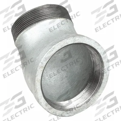APPROVED VENDOR Metal Pipe Elbow: 45° Elbow, 4 in x 4 in - Medium-Pressure Threaded Pipe Fittings