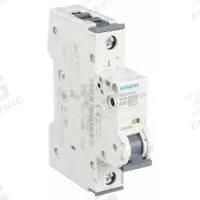 SIEMENS IEC Supplementary Protector: 10 A Amps, 72V DC, 10kA at 230/400V AC, Screw Clamp, 5SY4, A (MPN 5SY41105). Key specifications — Brand: SIEMENS; Terminal Connection: Screw Clamp; DC Voltage Rating: 72V DC; Max. AIR Rating: 10kA at 230/400V AC; Series: 5SY4; AC Voltage Rating: 230/400V AC; Curve Type: A.